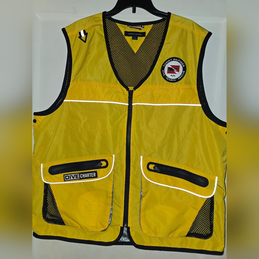 Tommy Hilfiger Yellow Mesh Vest